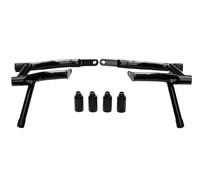 Protège-Moteur Moto Protections de sacoches Noires Brillantes pour Harley Touring Street, Road King, Electra et Ultra à partir de 2009 Moto Capot Moteur