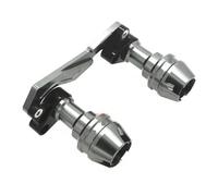 Protège-Moteur Moto Silencieux d'échappement de Moto, Boules Protection Contre Les Chutes, adaptées aux modèles Longjia XDV250Si et XDV300i Accessoires Protection Moto(A - Titanium)