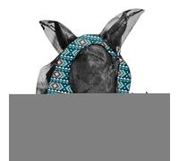 Protège-Mouche pour Chevaux,Grands Yeux Respirant Couvrant Museau | Équipement Équestre Réglable avec Ouverture pour Crinière et Grandes Oculaires