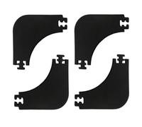 Protège-Mur pour Cible de Fléchettes - Protection Ronde Intérieure en 4 Pièces Emboîtables - Panneau Dorsal pour Cible,pour Garage, Salle de Pause, dortoir, Salle de Sport, sous-Sol, Maison
