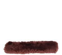 Protège muserolle en mouton BR Equitation scratch Marron 28 cm