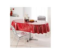 Douceur d'Intérieur Nappe Décor Ligne 1710282 Cristal Uni Transparent 140 x 240 cm