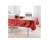 Douceur d'Intérieur Nappe Décor Ligne 1710281 Cristal Uni Transparent 140 x 240 cm