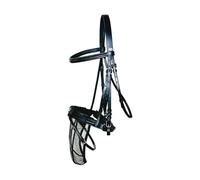 Protège naseaux anti-mouche pour cheval Kavalkade Noir Full