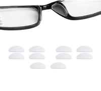 Protège-Nez Pour Lunettes Silicone Transparent 5 Paires (19 Mm)