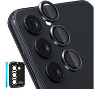 Protège-Objectif Caméra Arrière Verre Trempé 9h Pour Samsung Galaxy S24 / S23 / S23+ 5g - Pack 5 (3+2) Noir Anti-Rayures Anti-Reflets Compatible Coque