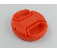 Protège-Objectif Rouge vhbw avec Griffe intérieure 37mm pour Appareil Photo Panasonic Lumix G X Vario PZ 14-42 mm 3.5-5.6 Asph.