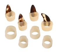 Protège-ongles Ajustables en Silicone pour Guzheng, Lot de 8 | Pratique à Domicile, Design Ergonomique, Pose Rapide, Doigts et Pointes, Valeur Réutilisable