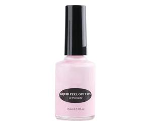 Protège-ongles En Latex - Barrière Liquide Décollable Transparente, Solution De Protection De Manucure Sans Dégâts, Bouclier Correcteur De Vernis Facile À Nettoyer | Outil De Revêtement De Défense De