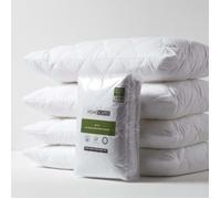 HOMESCAPES Protège-Oreiller Anti-acariens 50x75 cm, sous taies d’Oreiller hypoallergénique, Lot de 4