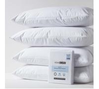 HOMESCAPES Protège-Oreiller imperméable 40x80 cm, sous taie d’Oreiller, Lot de 4 alèses