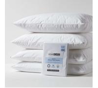 HOMESCAPES Protège-Oreiller imperméable 50x75 cm, sous taie d’Oreiller, Lot de 4 alèses
