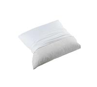 Douceur d'intérieur - Protège oreiller - Molleton 100% coton - 50 x 70 cm - Blanc - Douceur d'intérieur Blanc