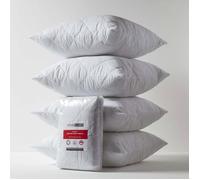 Protège-oreillers en polycoton - HOMESCAPES - 60 x 60 cm - Lot de 4 - Hypoallergénique - Lavable en machine
