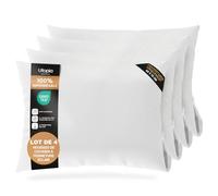 Protège-Oreillers Imperméables À Fermeture Éclair 45 x 70 cm, Lot De 4