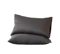 ProtèGe-Oreillers Taie d'oreiller 2 pièces en Coton uni, Housse 50x66 50x70, taie à Rabat(Color5,50x70cm 2pcs)