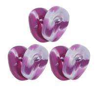 Protège-oreilles 3 Imperméables en Silicone, pour Teinture Capillaire | Salons de Coiffure et Permanente, Couleur Pourpre, Protège les Fuites, Lot de Six Pièces