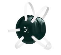 Protège-oreilles de lutte classique 2.0 | Équipement de tête pour grappling adulte | Protège-oreilles ajustables MMA Jiu Jitsu | NFHS Varsity BJJ (Vert foncé avec sangles blanches)