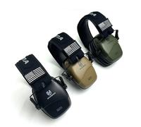 Protège-oreilles tactiques YHKEMA, protection auditive passive pour le tir, réduction du bruit NRR 25 dB Green