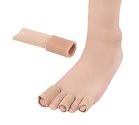 Protège-orteils en Gel de Fibre Protège-doigts Orteils Couvre-talon à Talon Haut Garniture Pour s'adapter Aux Séparateurs de Doigts Corn Blisters Callosités Soulager la Douleur de Friction 2 Taille