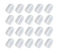 Protège-Orteils en Silicone, 20 Pièces Souples pour Petit Orteil, Protection Transparente Confort Marche Course Randonnée Entraînement Travail Événements