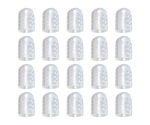 Protège-orteils en silicone 20 Pièces transparentes et respirantes | Protecteurs pour Orteils 20 pièces protectrices pour porteurs de talons hauts, amateurs de confort, sports, marche, course,