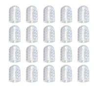 Protège-orteils en Silicone Protecteurs en silicone transparents 20 pièces | Protecteurs pour Orteils Protection pour Hommes, Porteurs de Talons Hauts, Chercheurs de Confort,