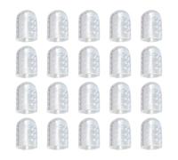 Protège-orteils en Silicone Protecteurs Transparents Respirants 20 Pièces