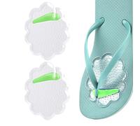 Protège-Orteils pour Sandales - Protège-Orteils Pour Tongs | Lavable Soutien Autocollant Transparent Antidérapant Séparateurs pour Hommes Voyage Plage Extérieur