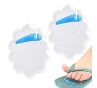 Protège-Orteils Pour Sandales | Protège-Orteils Pour Tongs - Pads Transparents Anti-Choc Autoadhésifs Lavables Séparateur Respirant Plage Femme Homme Extérieur