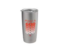 Protégé par Dieu Gobelet isotherme en acier inoxydable double paroi