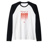 Protégé par Dieu Manche Raglan