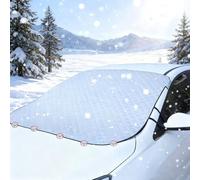 Protege Pare Brise Givre, Couverture Pare Brise Avant Voiture 3 magnétique Protection Pare Brise Hiver, Universelle pour Voiture Anti Givre, Neige,Glace,Pluie et Soleil,Repliable, 197x128cm
