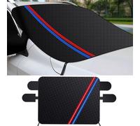 Protege Pare Brise Hiver, pour Audi A6 2008-2023 2024 2025 pour la Neige Le Gel Le Soleil la poussière Couverture Repliable Robuste Tout Temps,A
