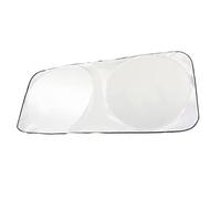 Protège-Pare-Brise Voiture 160x86cm Pare- Pliable et Chaleur pour Vitrage Intérieure Auto (Polyester Léger &) Facile à Installer et Design Élégant