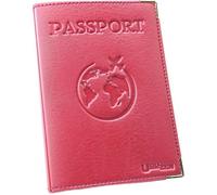 Protege Passeport BORDEAUX UGOZEN| Portefeuille/Pochette Passeport Fabriqué en France Protection Document de Voyage