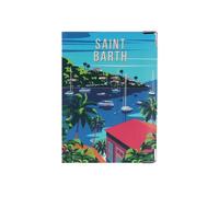 Protège passeport couleur motif saint barth Color Pop - France