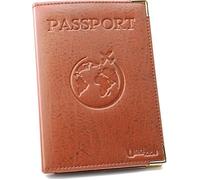 Protege Passeport GOLD UGGOZEN| Portefeuille/Pochette Passeport Fabriqué en France Protection Documents de Voyage Billets/Devises