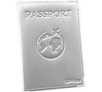 Protege Passeport GRIS UGOZEN | Portefeuille/Pochette Passeport Fabriqué en France Protection Documents de Voyage Billets/Devises