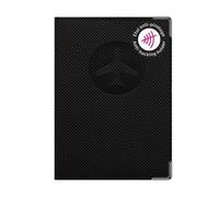 Protège-passeport Quick Exit Color Pop - Anti-RFID - PVC ""Noir"" - Sécurité identité - 13,4×9,6 cm - Fabrication française