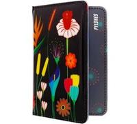 Pylones, Protège Passeport/Porte Passeport - Voyage Jardin Fleuri 9,5 x 13,5 cm Tissu Enduit