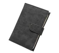 Protège-passeports Étui de passeport de voyage polyvalent, étui à cartes en cuir PU, portefeuille de voyage portable, étui de passeport for documents, carte d'identité et cartes de crédit(Brown)