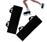 Protège-patins à glace avec boucle noire élastique souple protection | Protège-patins de hockey pour homme et femme - Bottes de patinage - Entraînement - Compétition - Rangement de voyage