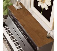 Protège-Piano Chemin De Table Imperméable Et Antidérapant De 25 CM De Large pour Commode/Meuble TV, Housses De Protection Supérieures pour Instruments De Musique(Style-2,25x200cm)