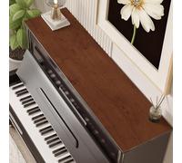 Protège-Piano Chemin De Table Imperméable Et Antidérapant De 25 CM De Large pour Commode/Meuble TV, Housses De Protection Supérieures pour Instruments De Musique(Style-1,25x340cm)