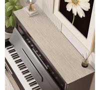 Protège-Piano Chemin De Table Imperméable Et Antidérapant De 25 CM De Large pour Commode/Meuble TV, Housses De Protection Supérieures pour Instruments De Musique(Style-3,25x150cm)