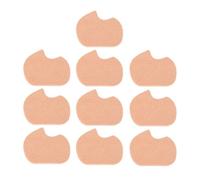 Protège-pied rembourré, coussinet adhésif à l'-pied, support de 2,5 x 3,0 pouces avec feutre doux, bouclier ergonomique en laine, orthopédique blanc avec colle forte, coussin de danseuse pour cha