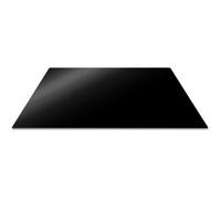 Pebbly Planche de protection en verre trempé pour plaque de cuisson – Noir – 57 x 50 cm