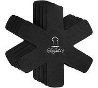 Protège poêles et séparateur de casseroles Cherafone - Lot de 5 - Parfaits pour éviter Les Rayures sur des poêles antiadhésives