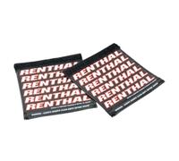 Protège-poignées RENTHAL Clean Grips - noir/rouge